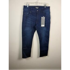 Bull-it Mens Icon II Blue Easy Tactical Range Motorcycle Jeans 34 Short Leg NEW